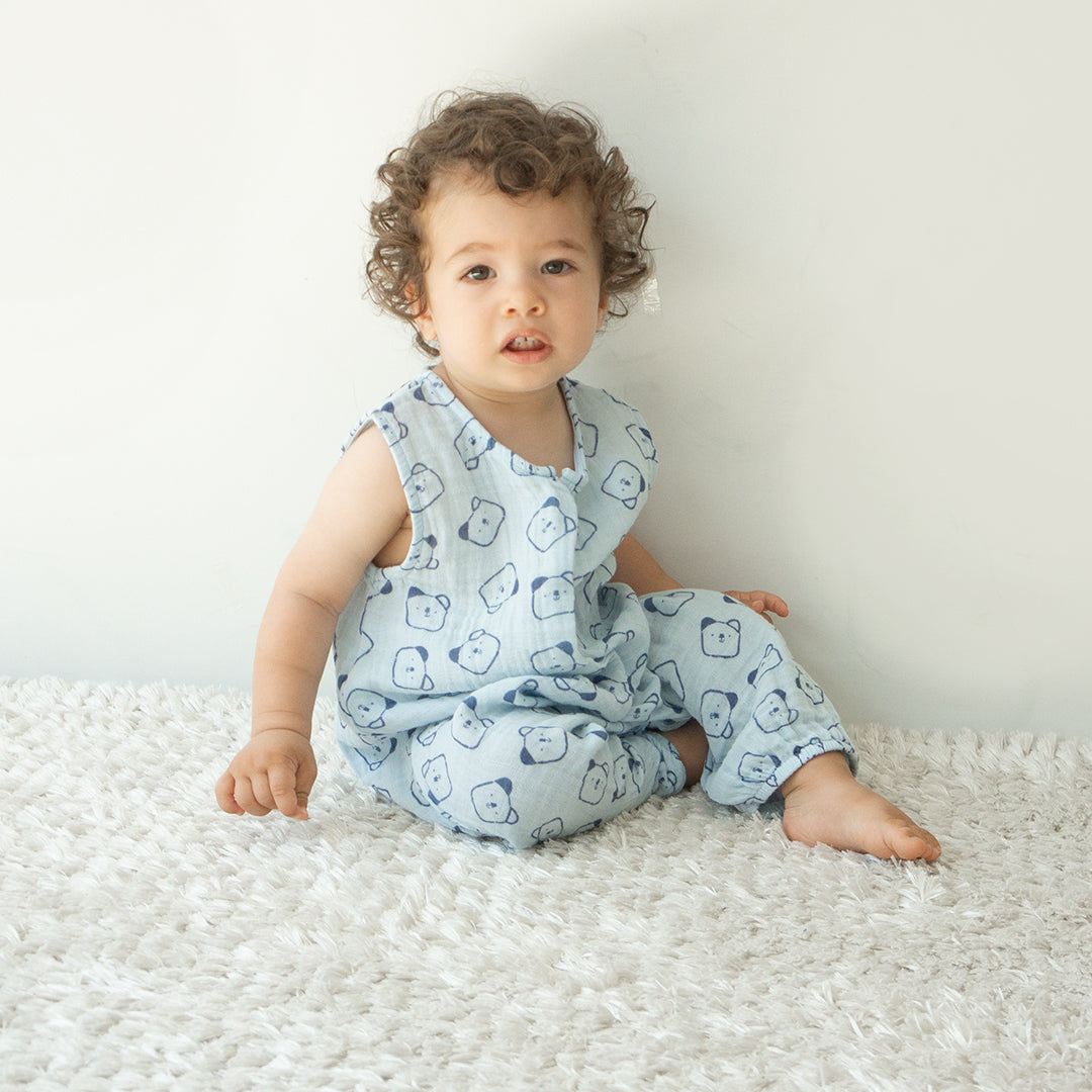 ムスリンスリーパー-ORGANIC NOTE MUSLIN SLEEPING BAG CHILD SIZE
