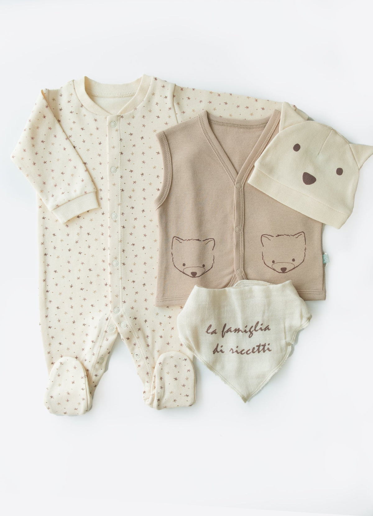 ORGANIC RACCOON 4 PCS SET