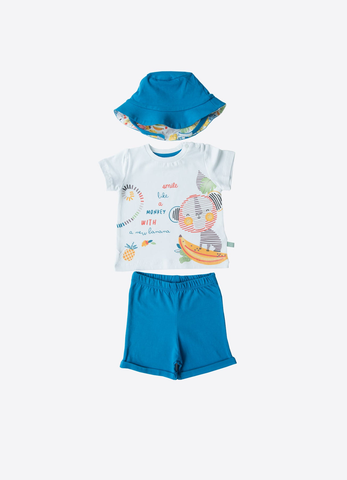 ORGANIC SMILE MONKEY 3 PCS SET