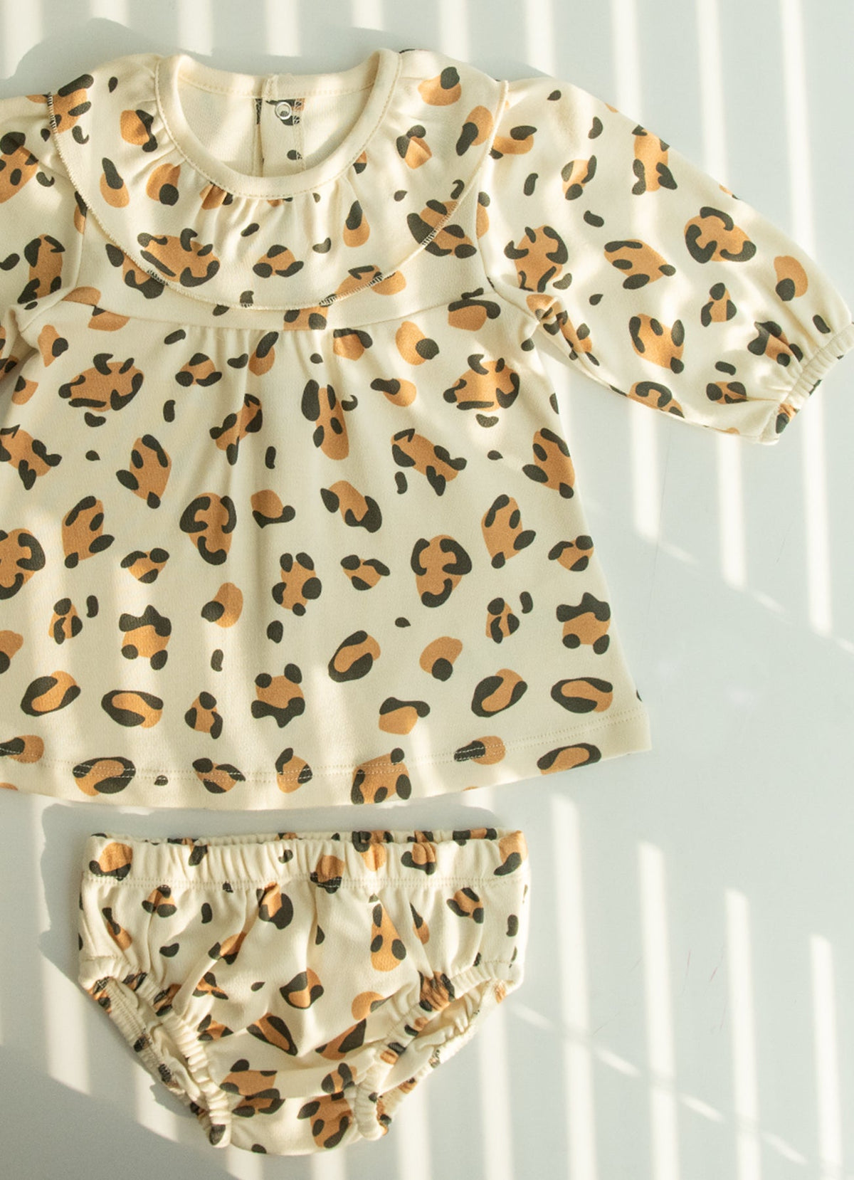レオパードドレス&ブルマセット-ORGANIC LEOPARD 2 PCS SET