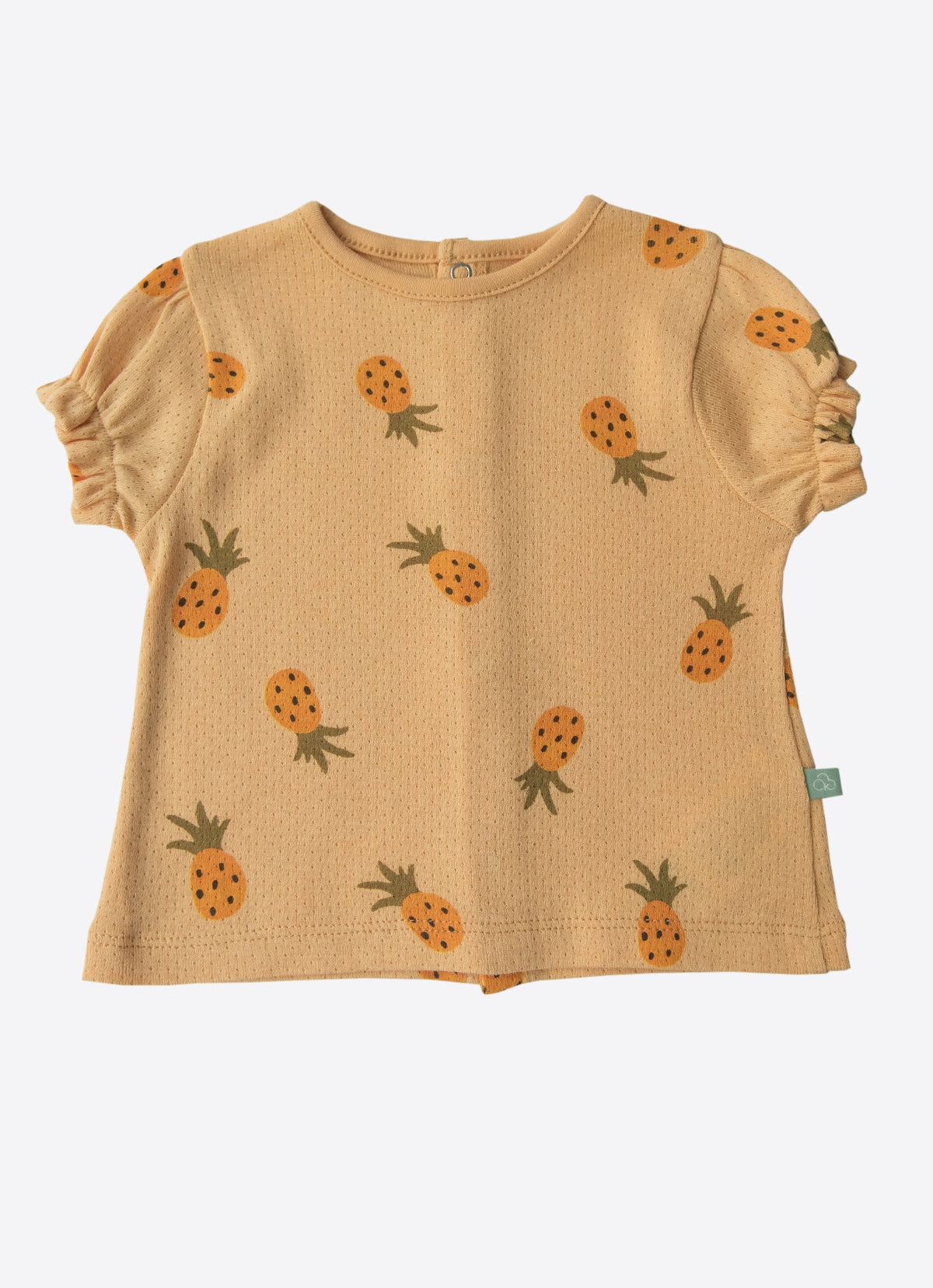 オーガニック Tシャツ&ブルマセット-PINEAPPLE