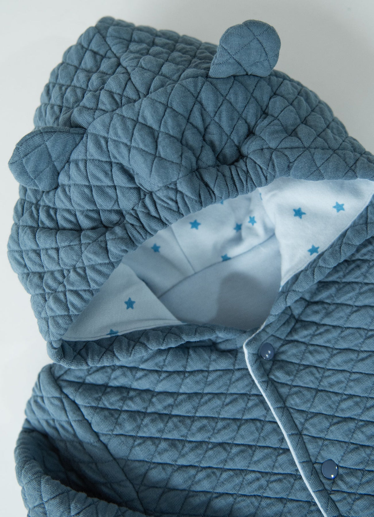 クマ耳フード付きジャケット-Organic warm jacket - bear ears hoodie