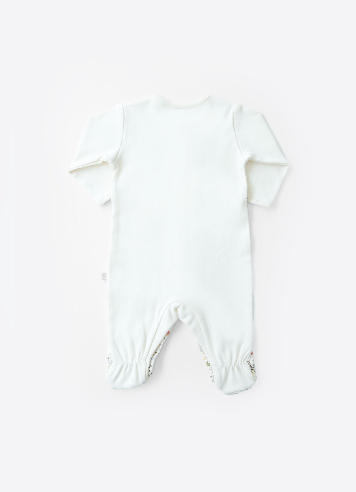 長袖カバーオール カンガルー-ORGANIC HAPPY KANGAROO FOOTED ROMPER