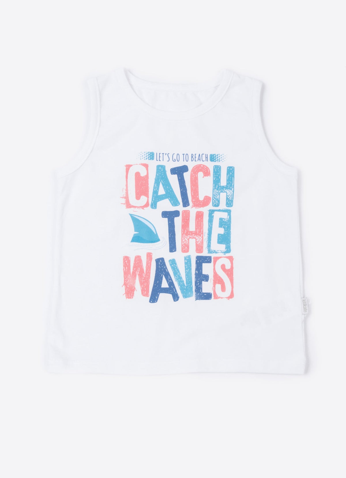 ノースリーブトップス&ショート丈パンツ/2点セット catch the waves