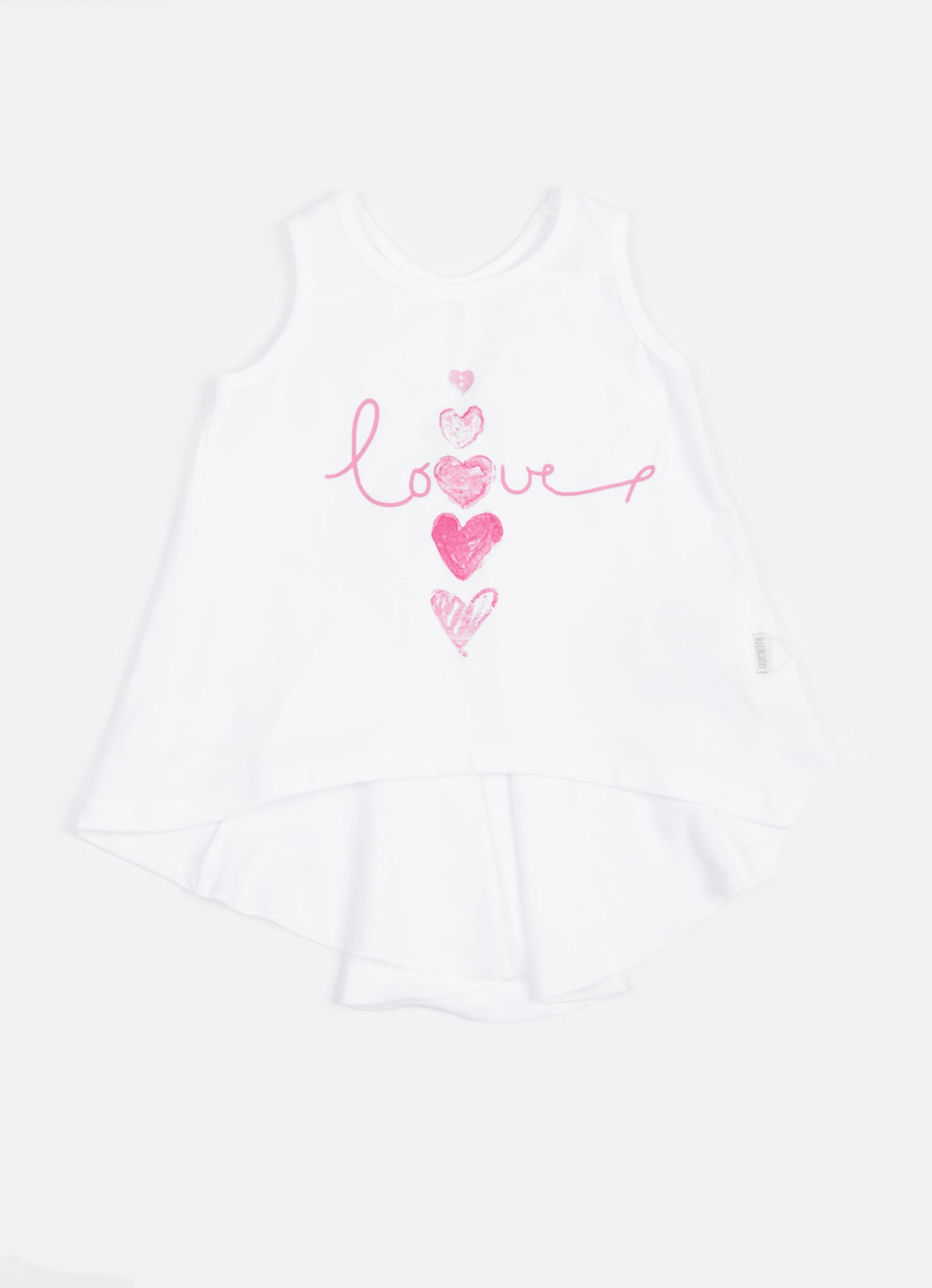 キッズ ノースリーブ トップス LOVE