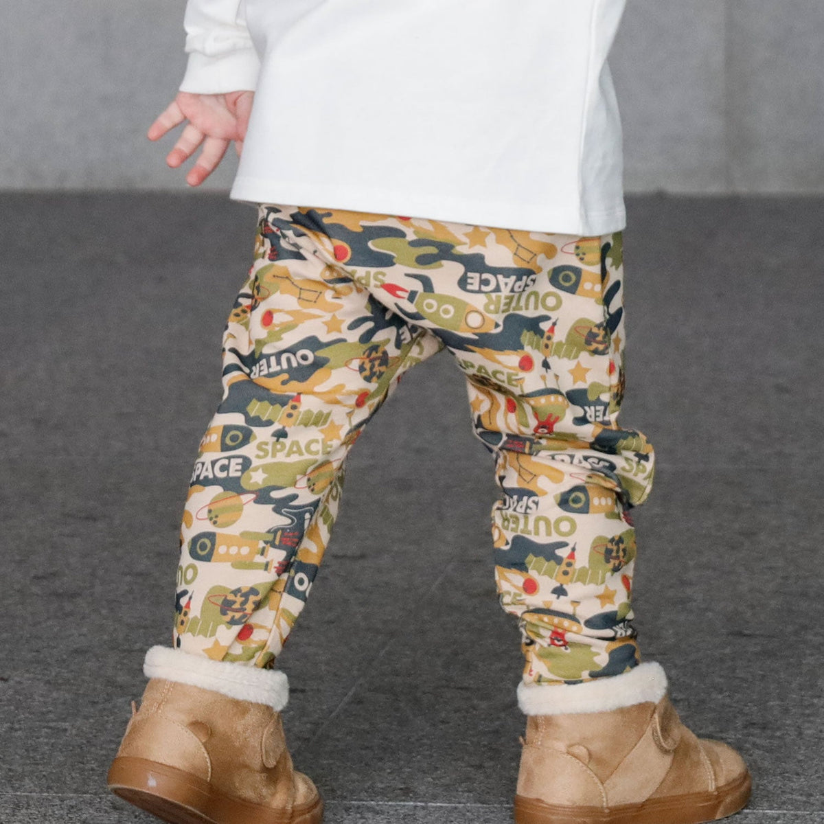 かぶり長袖トップス&パンツ 2点セット THIS WORLD
