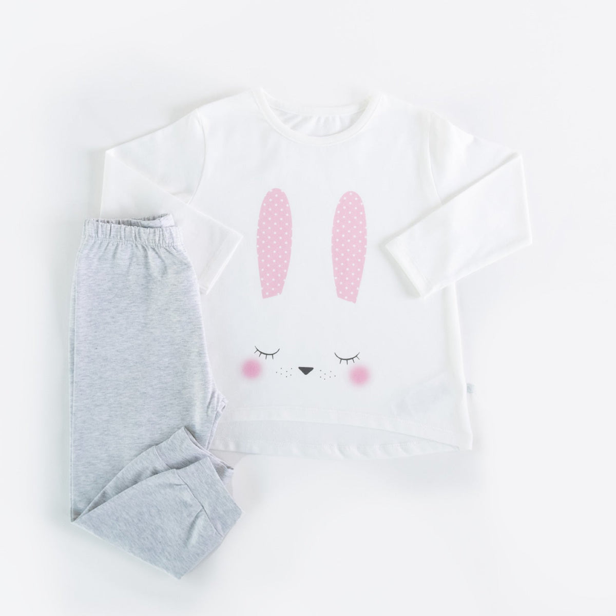 キッズ ホームウェア上下セット Pink Rabbit