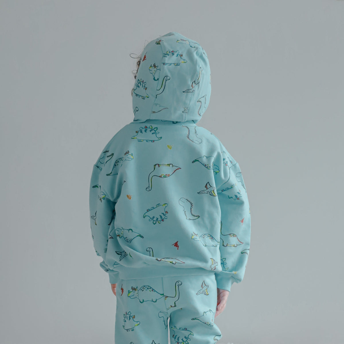 オーガニックダイナソー上下セット-ORGANIC Dino 2 PCS SET