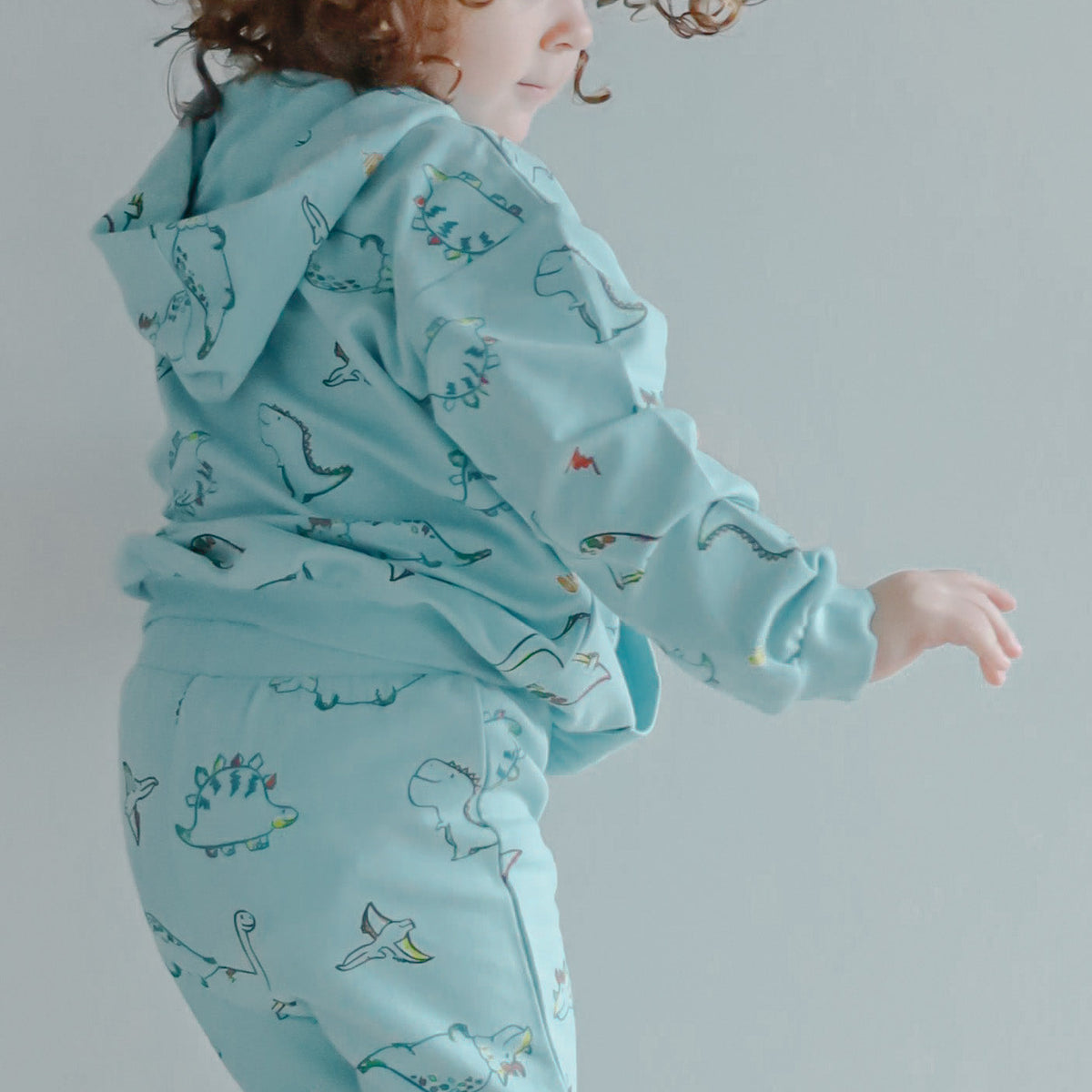 オーガニックダイナソー上下セット-ORGANIC Dino 2 PCS SET