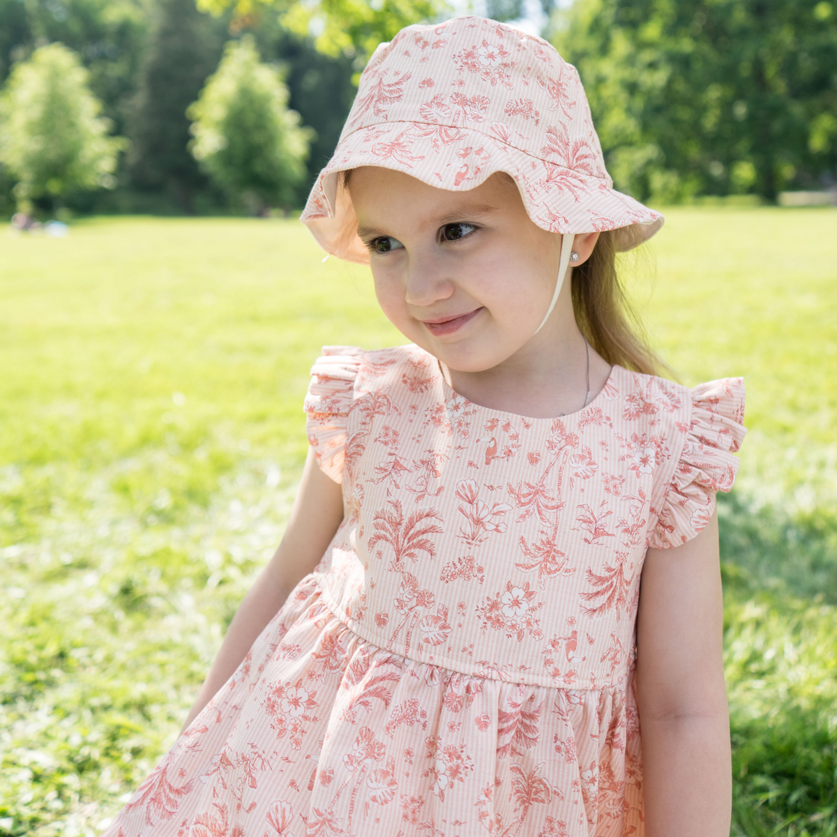 ORGANIC HAWAI DRESS WITH HAT