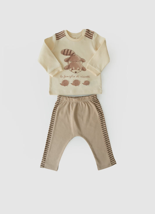 ORGANIC RACCOON 2 PCS SET