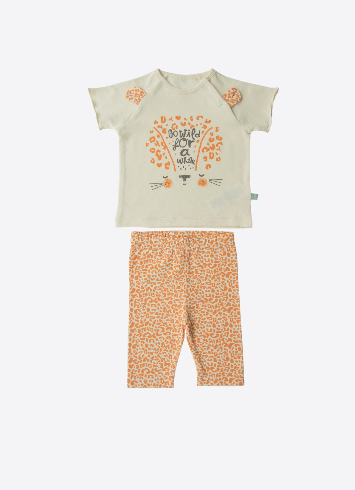 オーガニック　Tシャツ＆スパッツ－GO WILD