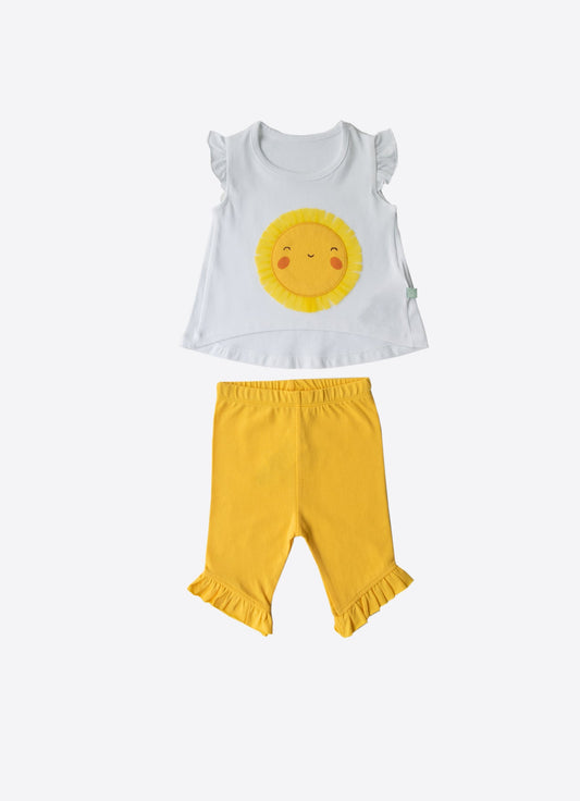 オーガニック　ノースリーブ＆パンツセット‐ＳＵＮＮＹ