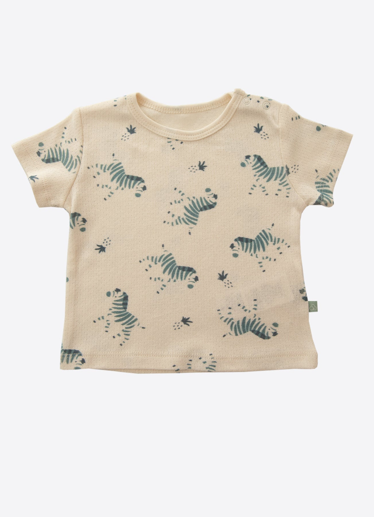オーガニック　メッシュTシャツ＆パンツ-ゼブラ柄（ZEBRA）