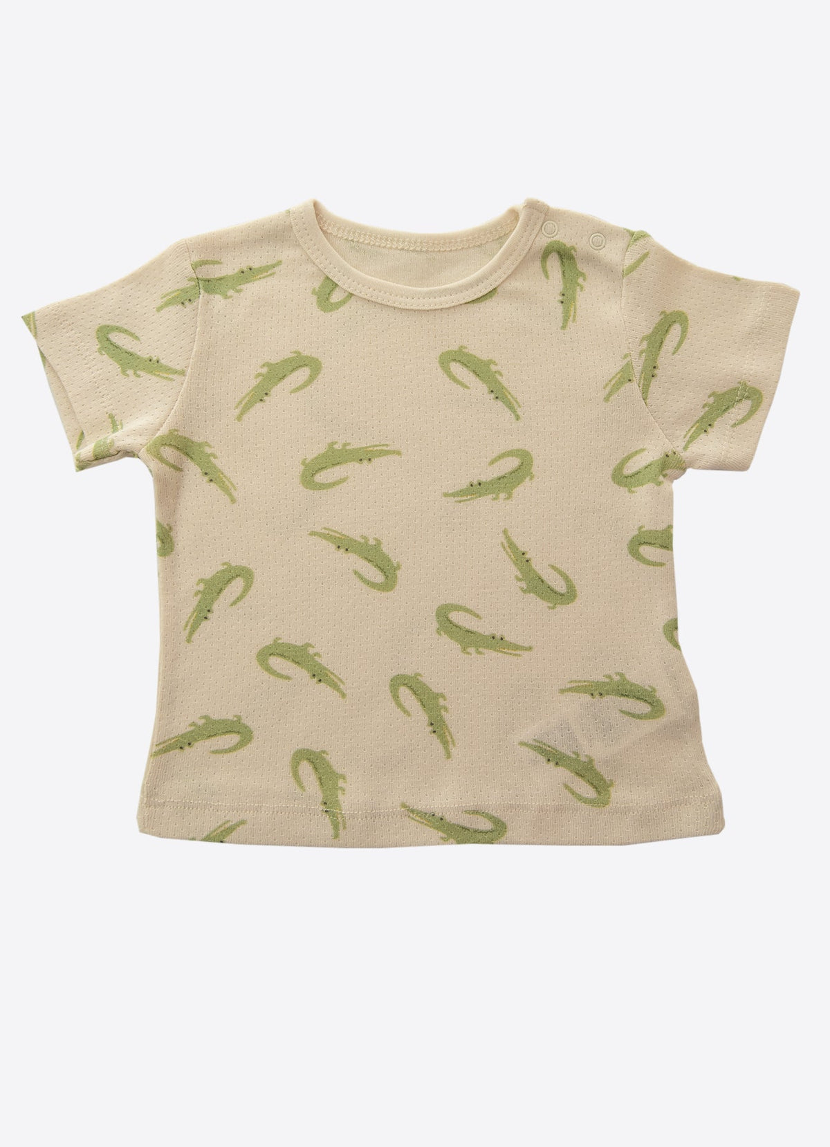 オーガニック　メッシュTシャツ＆パンツ－CROCODILE