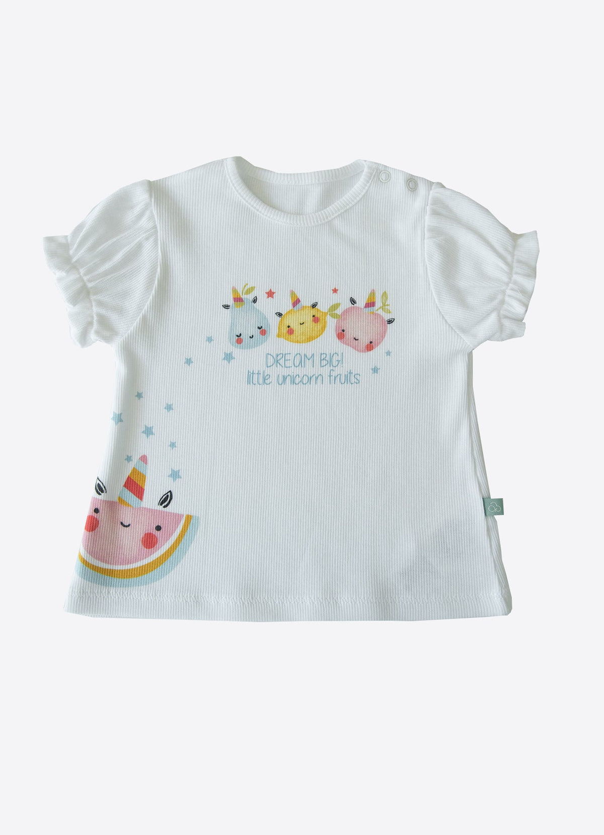 オーガニック　Tシャツ＆パンツ－UNICORN FRUITS