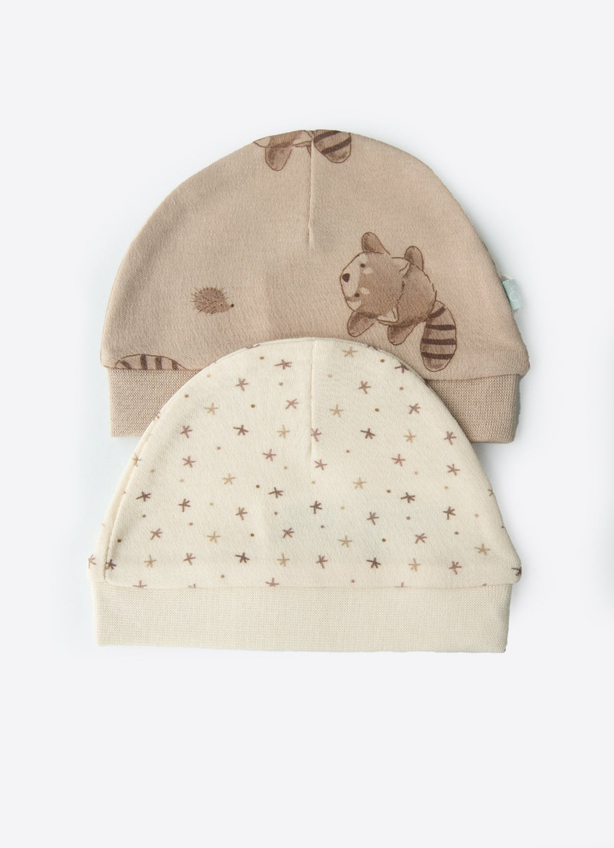 ORGANIC RACCOON 2 PCS HAT