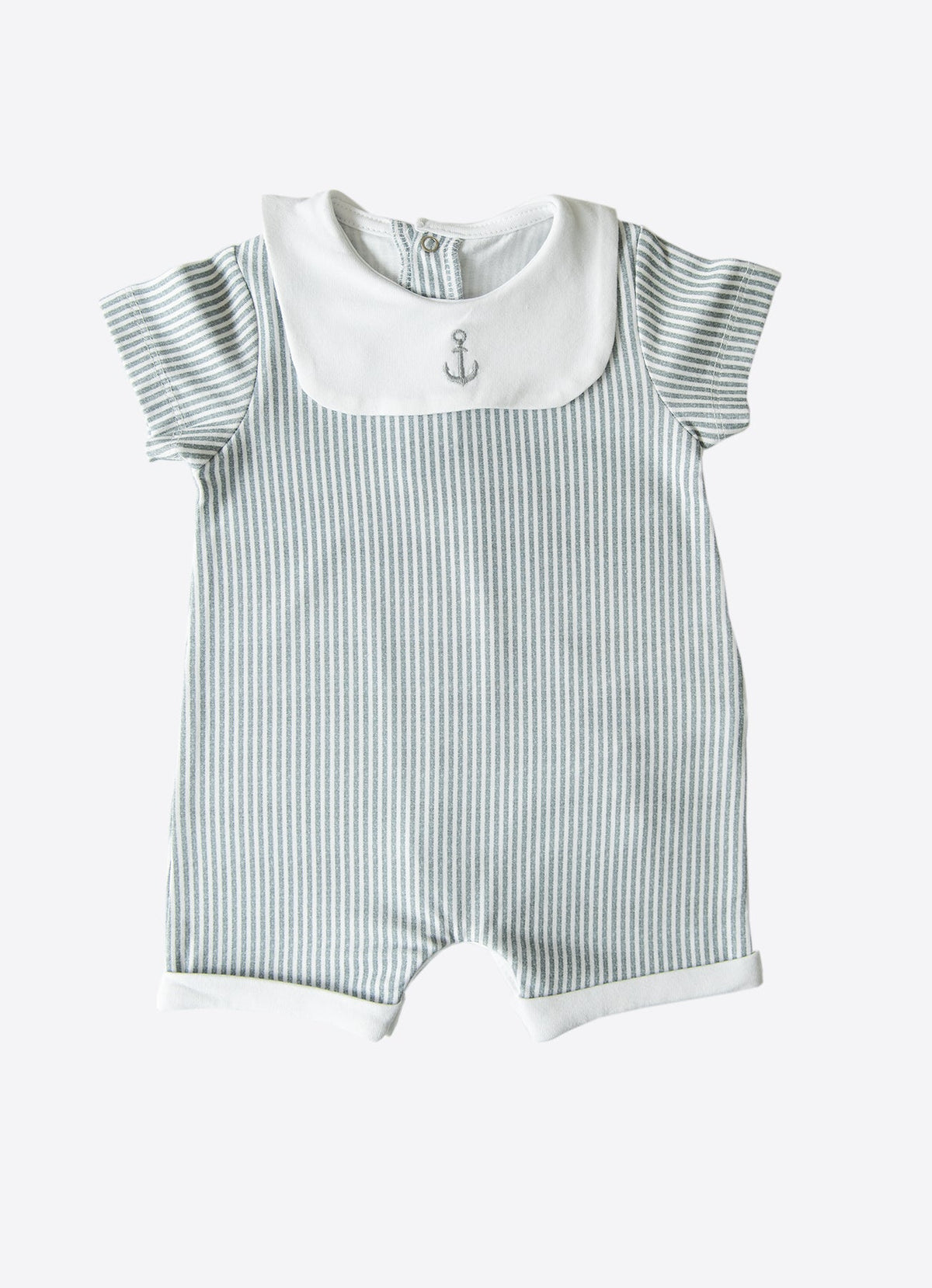 ORGANIC KAYRA SHORT ROMPER WITH HAT