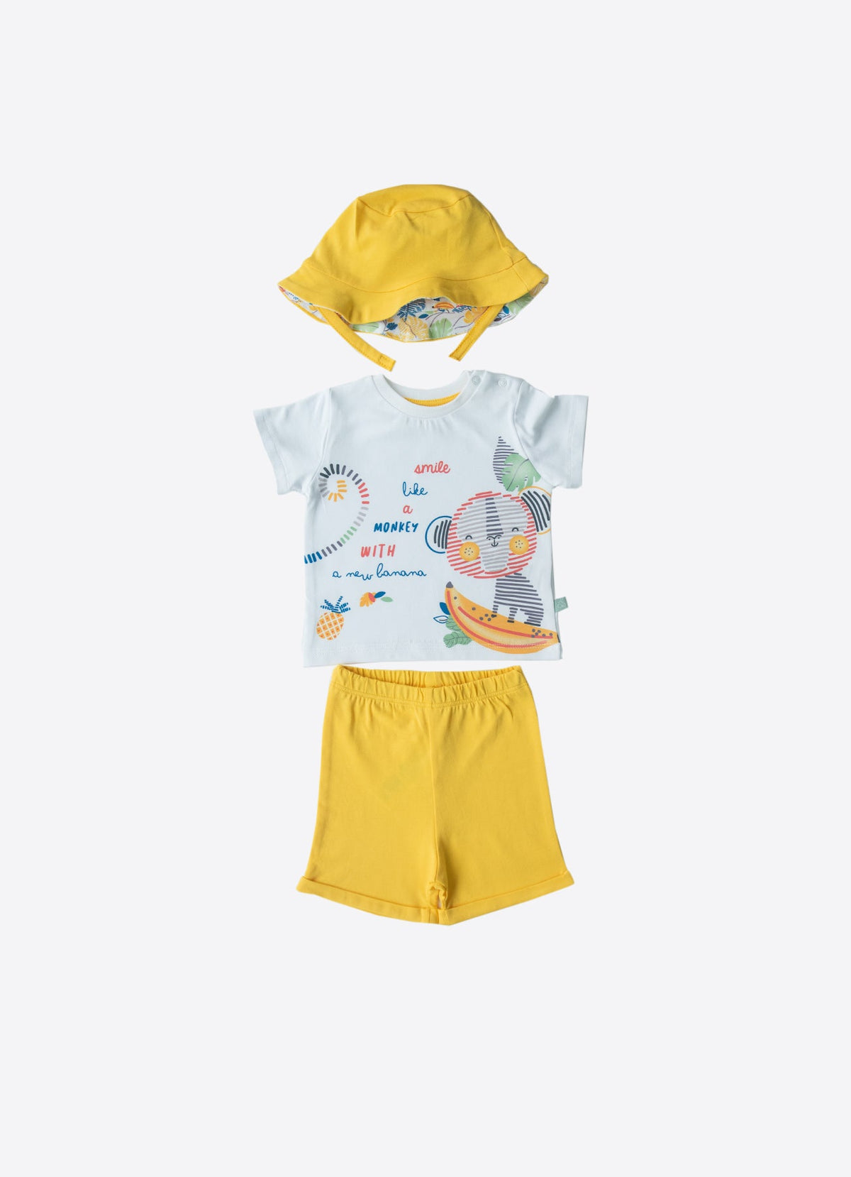 ORGANIC SMILE MONKEY 3 PCS SET