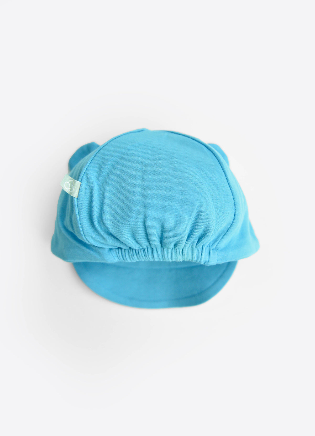Organic cotton baseball hat with bear ears