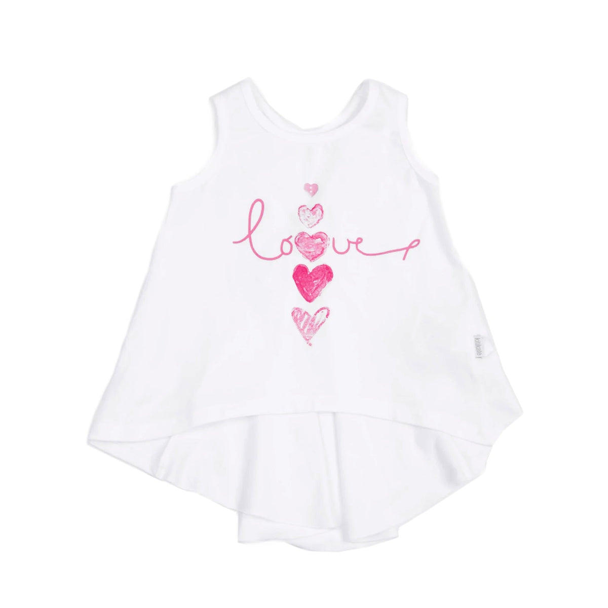 キッズ ノースリーブ トップス LOVE