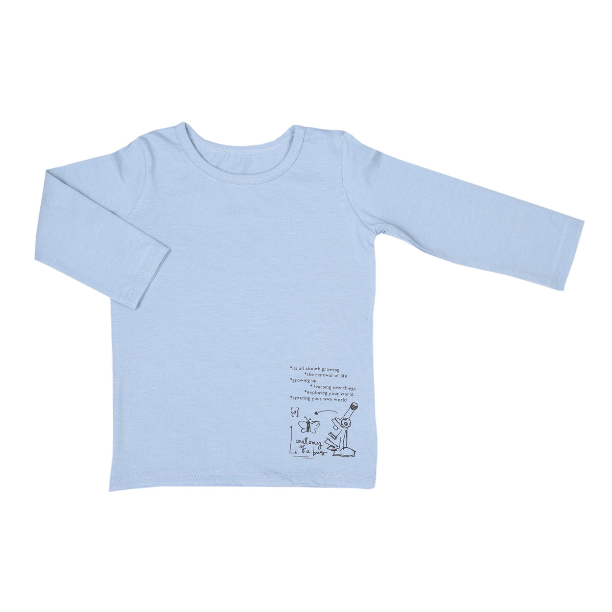 キッズサイズ　シンプル長袖Tシャツ　ロングシャツ