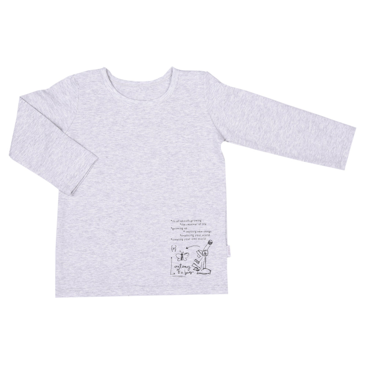キッズサイズ　シンプル長袖Tシャツ　ロングシャツ