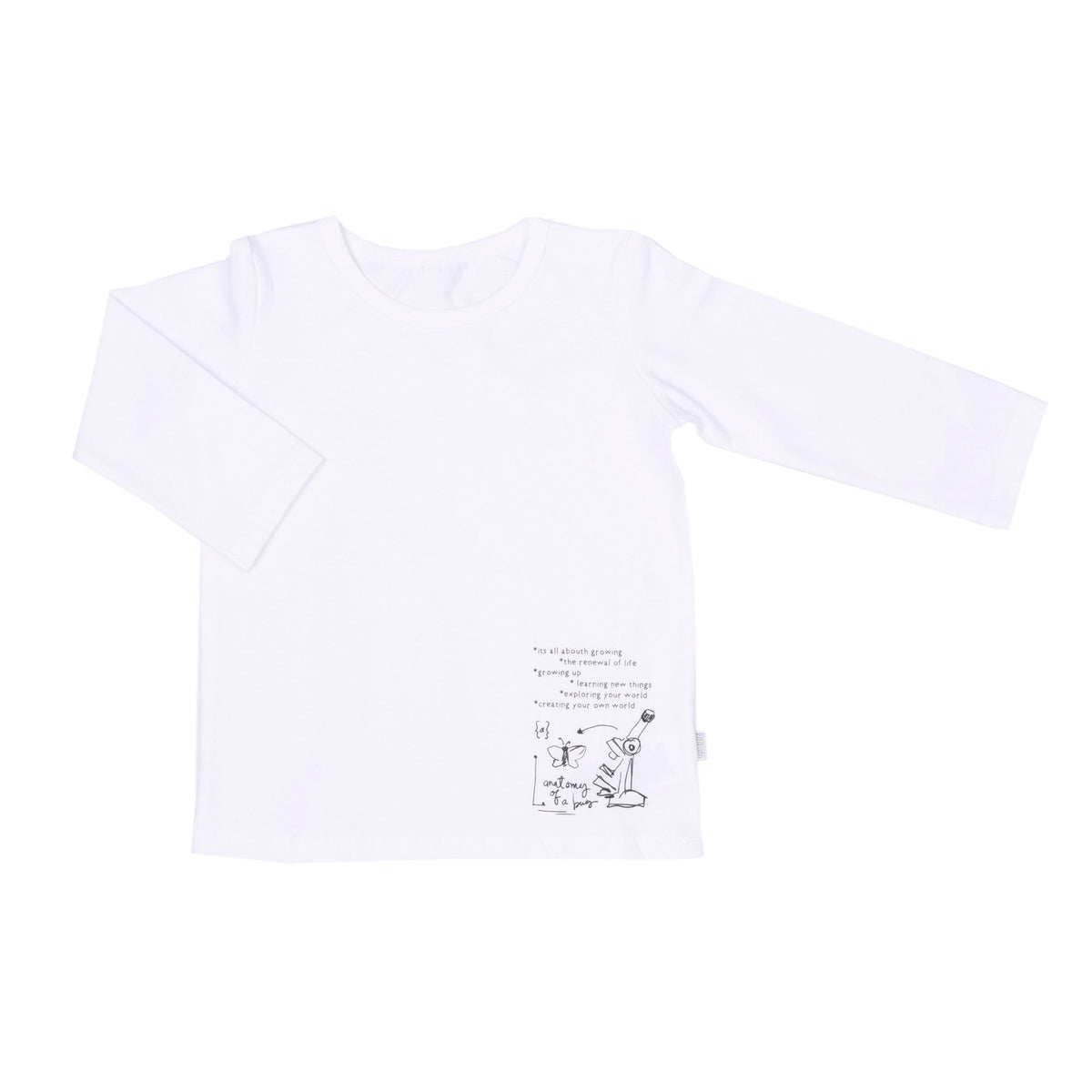 キッズサイズ　シンプル長袖Tシャツ　ロングシャツ