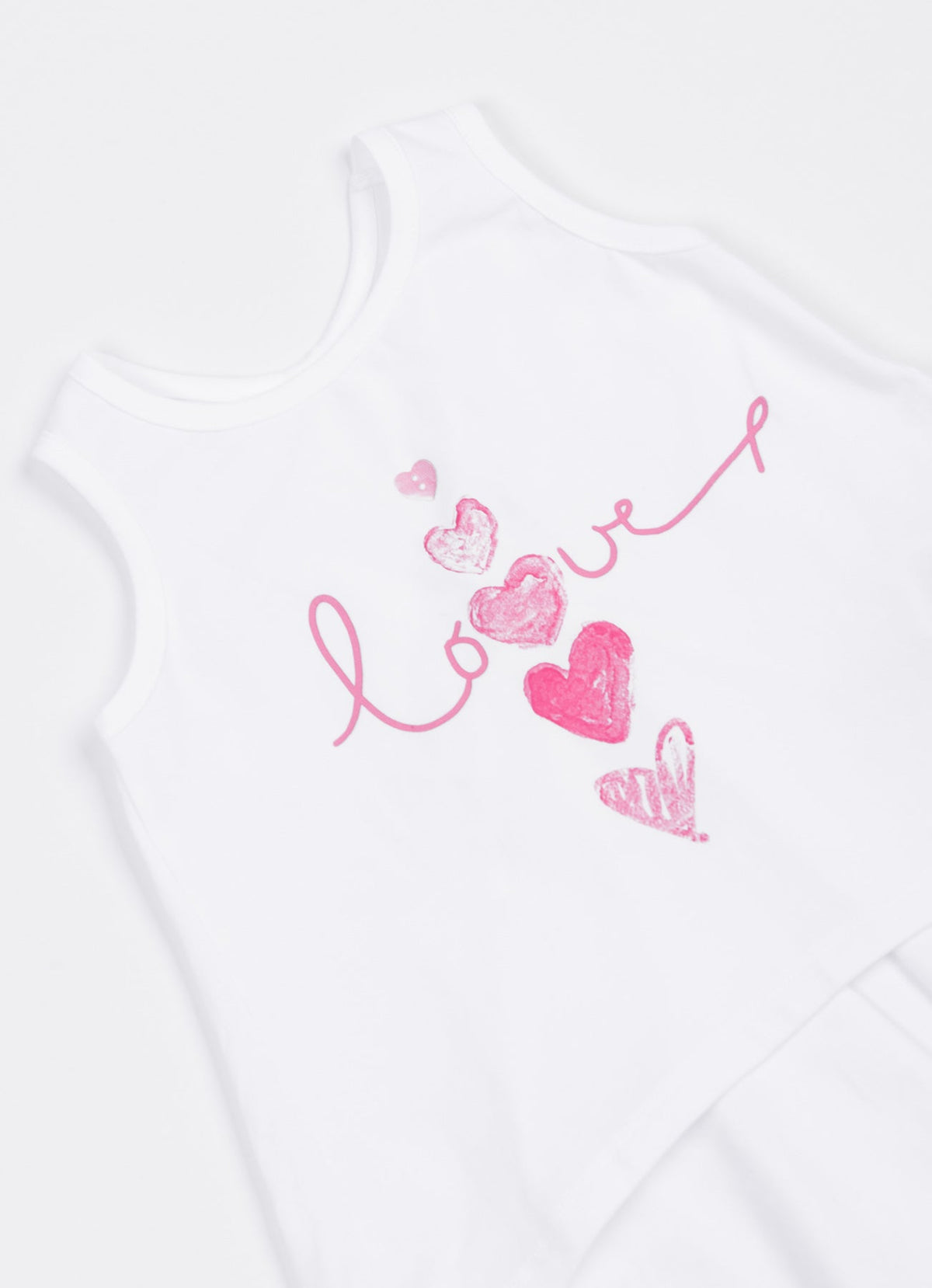 キッズ ノースリーブ トップス LOVE