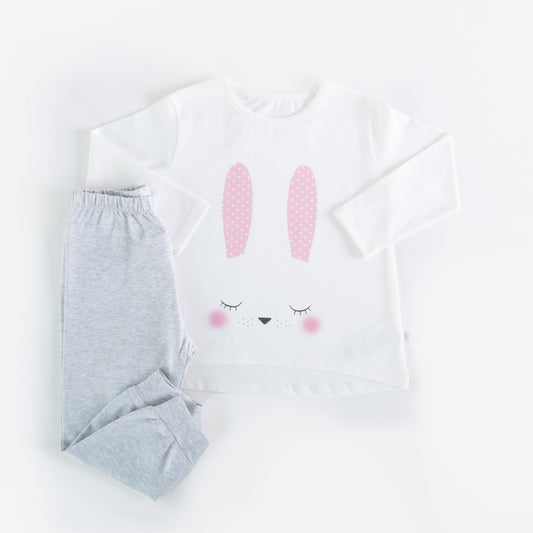 キッズ　ホームウェア上下セット Pink Rabbit