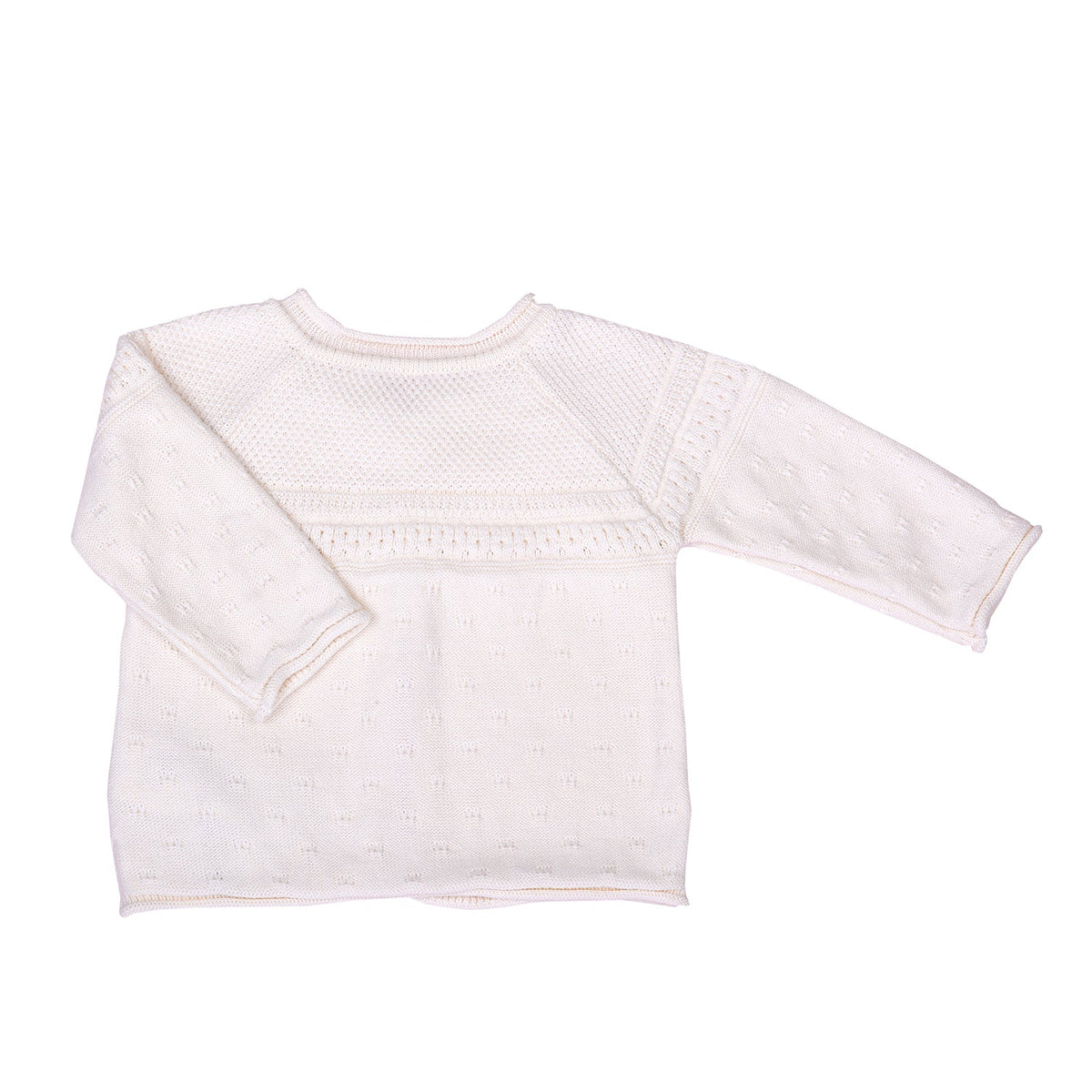 ニット - ３つボタンカーディガン Ajur/4色