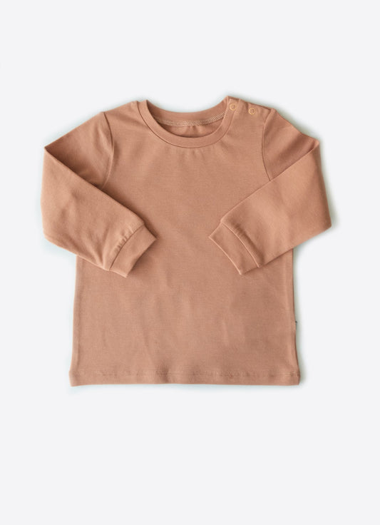 ベビー シンプル長袖Tシャツ　ロングシャツ