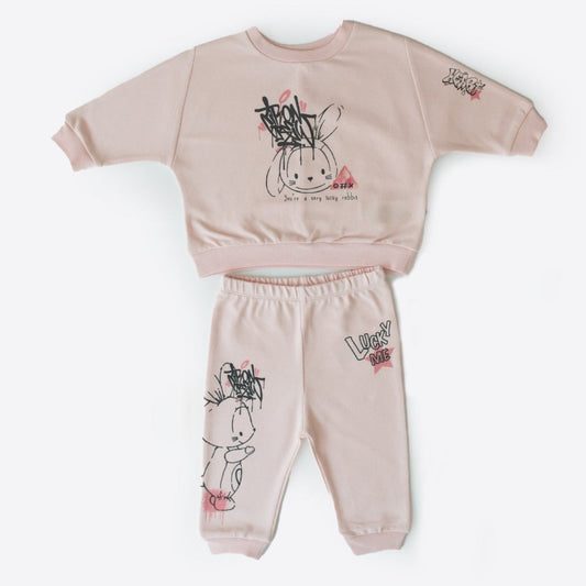 オーガニック上下セット-ORGANIC GRAFFITI 2 PCS SET GIRL