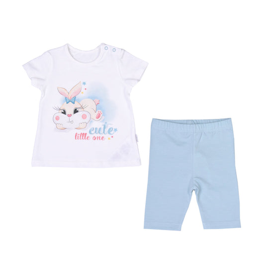 ウサギ半袖Tシャツ＆レギンス/２点セット