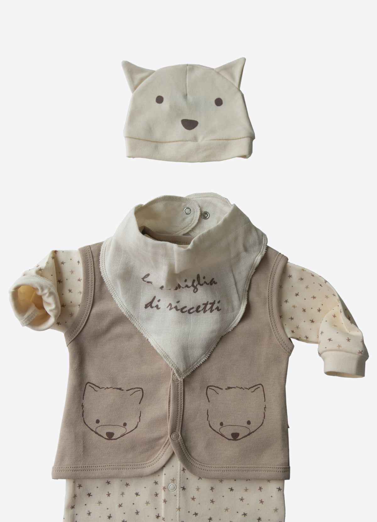 ORGANIC RACCOON 4 PCS SET
