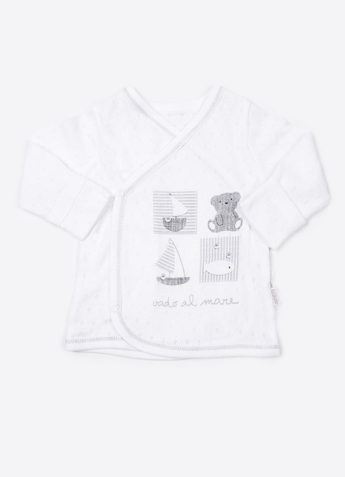 アクティブ - サマーメッシュ 新生児5点セット Gray Sailor
